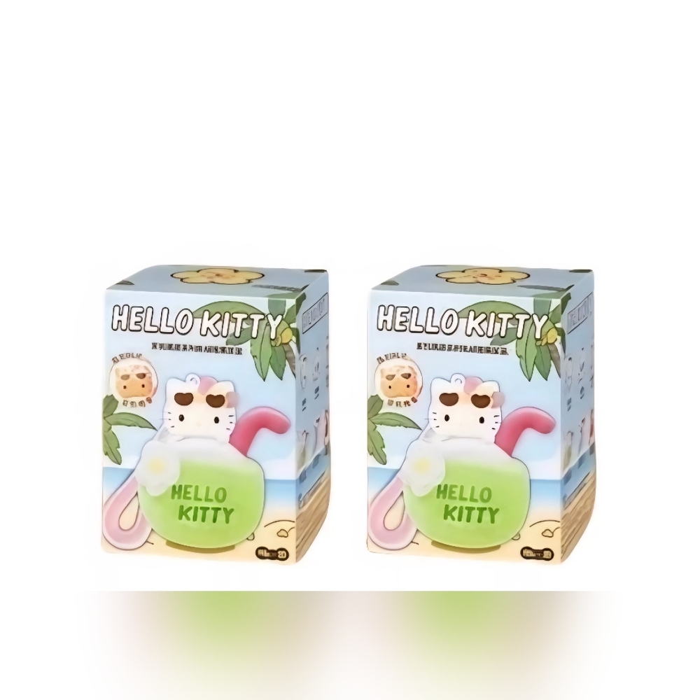 Hello Kitty Green and Pink Toy Set